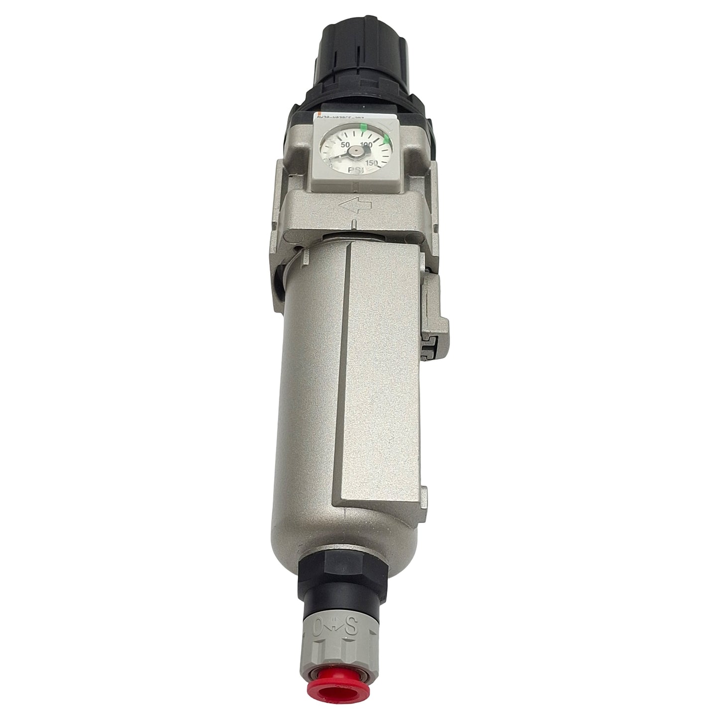 Used SMC AW30-N03BCE-2RZ Pneumatic Filter Regulator, 3/8in NPT, 150psi Max, 5µm