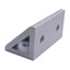 Used Lot of 4 80/20 4334 Aluminum Wide Gusseted 4-Hole Inside Corner Bracket 15 Ser