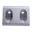 Used Lot of 4 80/20 4334 Aluminum Wide Gusseted 4-Hole Inside Corner Bracket 15 Ser