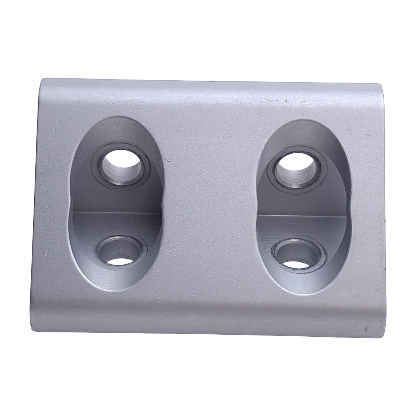 Used Lot of 4 80/20 4334 Aluminum Wide Gusseted 4-Hole Inside Corner Bracket 15 Ser