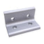 Used Lot of 6 80/20 4303 Aluminum Extrusion Inside 90 Degree Corner Brackets, 4-Hole