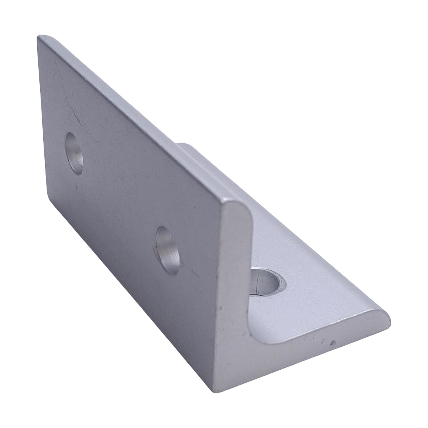 Used Lot of 6 80/20 4303 Aluminum Extrusion Inside 90 Degree Corner Brackets, 4-Hole