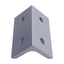 Used Lot of 6 80/20 4303 Aluminum Extrusion Inside 90 Degree Corner Brackets, 4-Hole