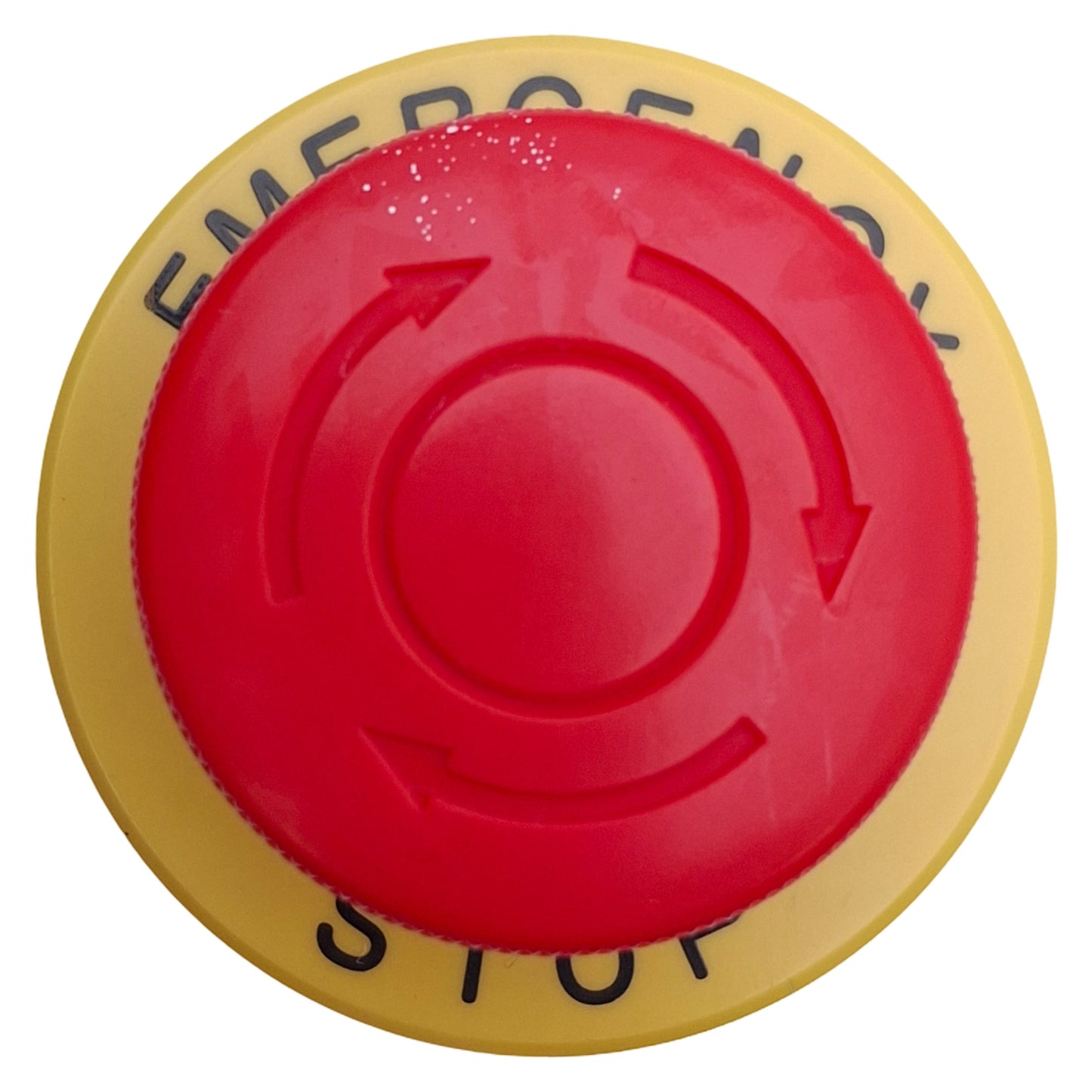 Used Idec HW1B-V4F02-R E-Stop Pushbutton, Pushlock Turn Reset, 2NC, ø40mm, 10A 600V