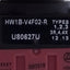 Used Idec HW1B-V4F02-R E-Stop Pushbutton, Pushlock Turn Reset, 2NC, ø40mm, 10A 600V