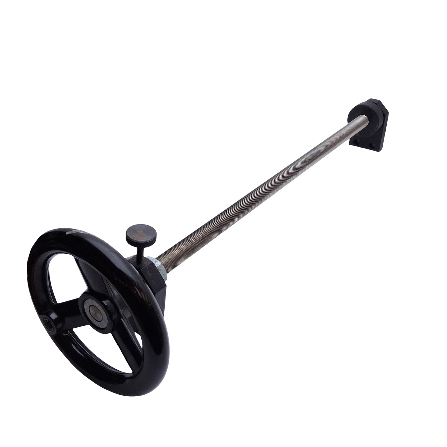 Used Handwheel Leadscrew Assembly 480mm Length, 2mm Lead, ø19mm Screw