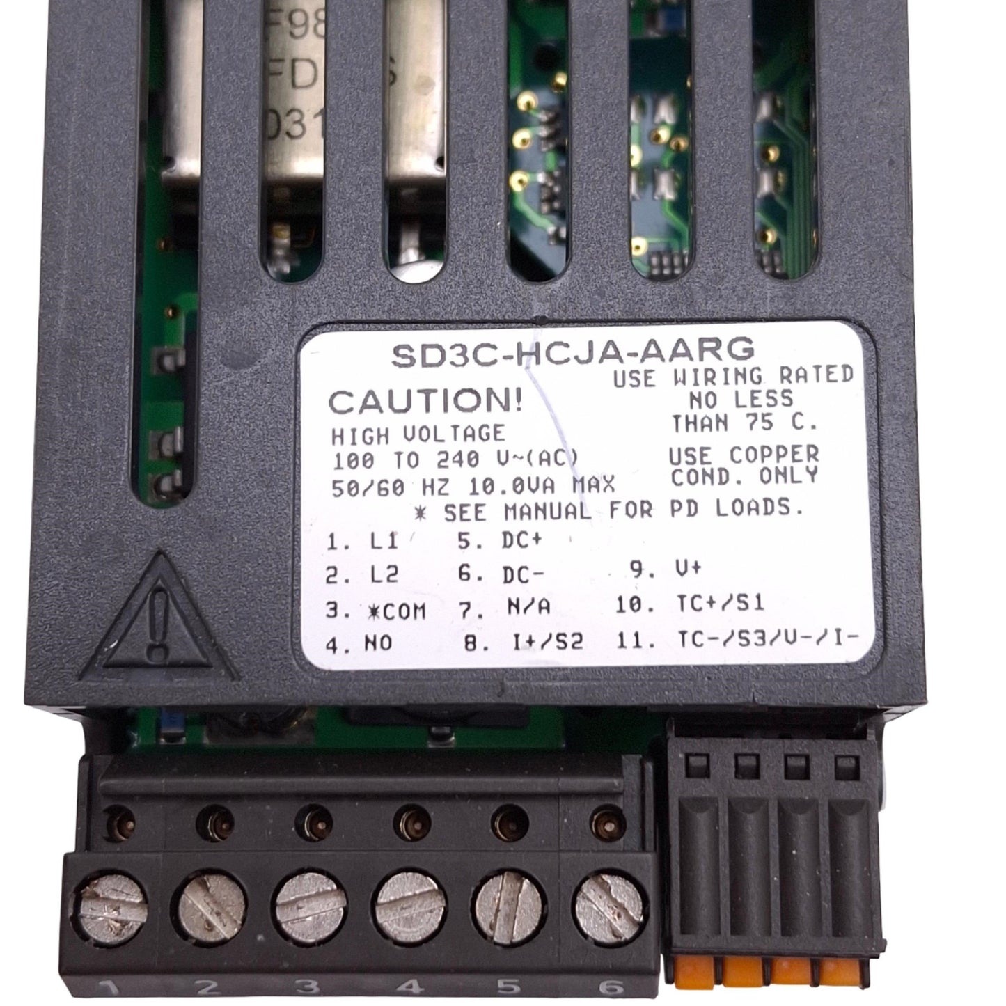Used Watlow SD3C-HCJA-AARG Temperature PID Limit Controller, 100-240VAC, 1/32DIN