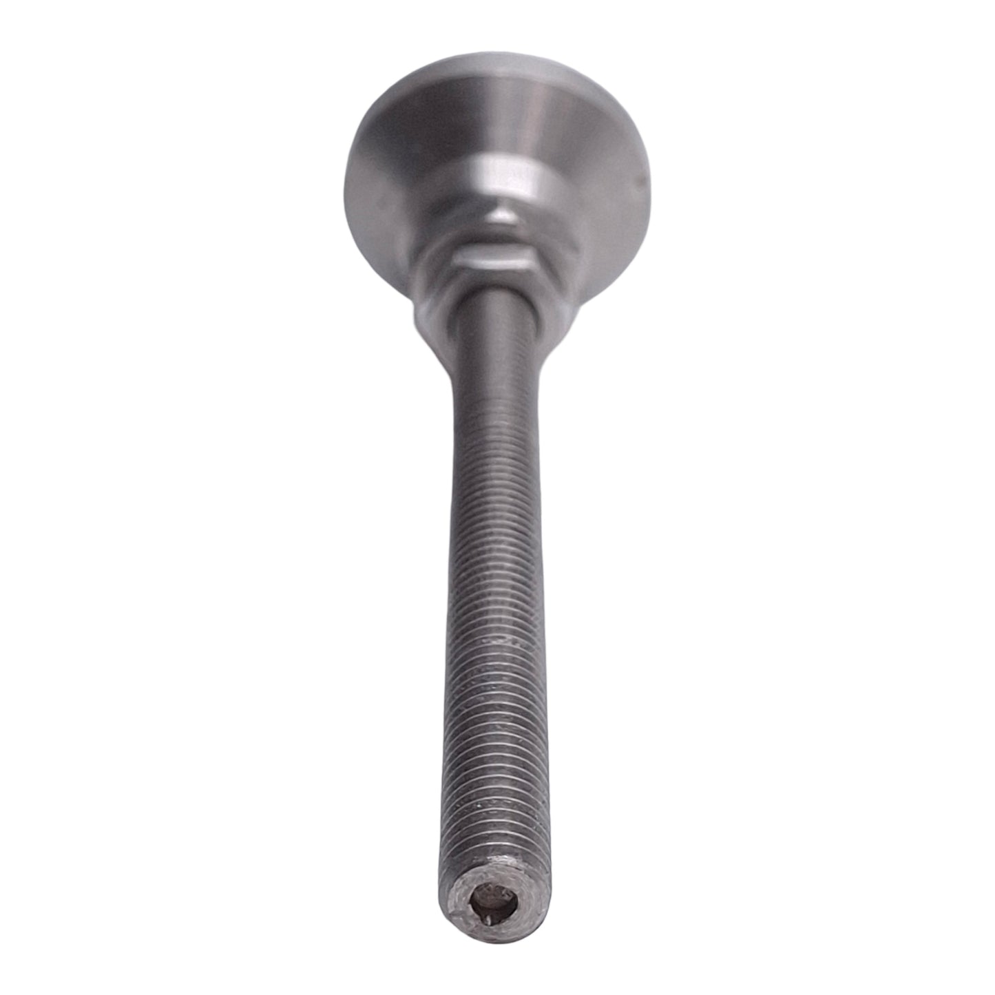 Used Lot of 4 Stainless Steel Machine Leveling Feet, ø1-1/4in x 5in H, 5/16-18 Thread