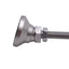 Used Lot of 4 Stainless Steel Machine Leveling Feet, ø1-1/4in x 5in H, 5/16-18 Thread