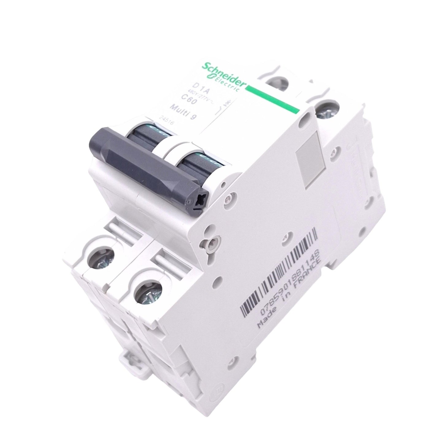 New Schneider Electric 24516 Multi 9 Circuit Breaker, 2-Pole 1A, 480Y/277VAC Max
