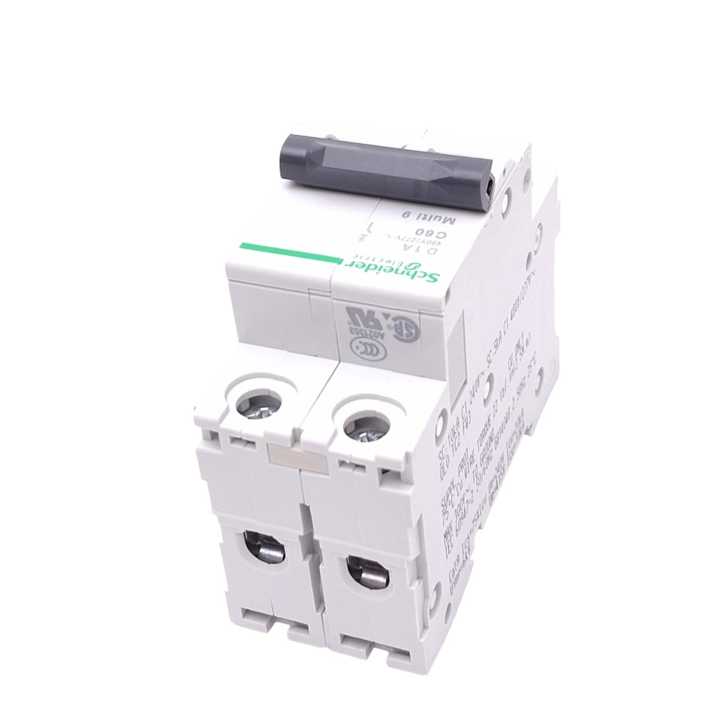 New Schneider Electric 24516 Multi 9 Circuit Breaker, 2-Pole 1A, 480Y/277VAC Max