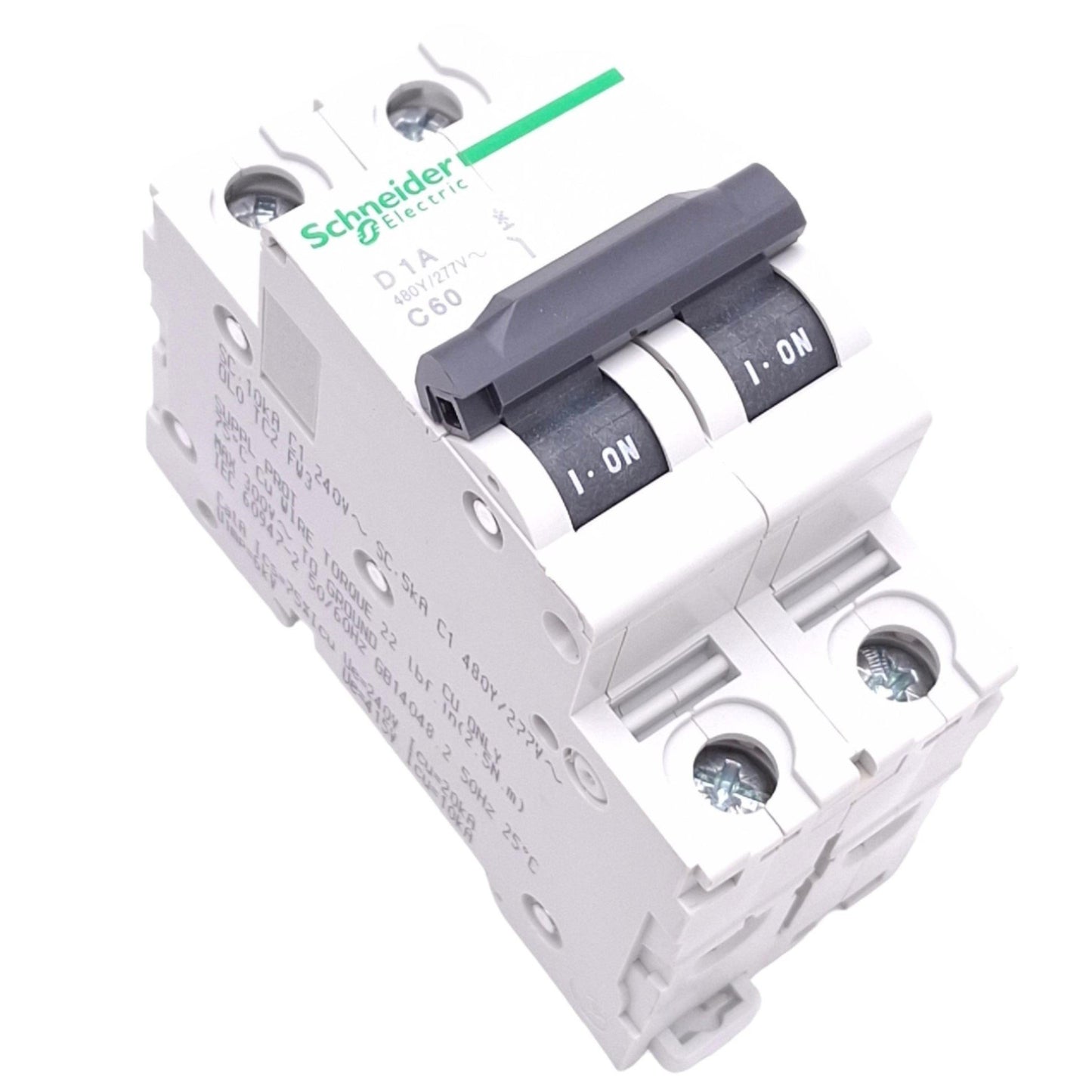New Schneider Electric 24516 Multi 9 Circuit Breaker, 2-Pole 1A, 480Y/277VAC Max