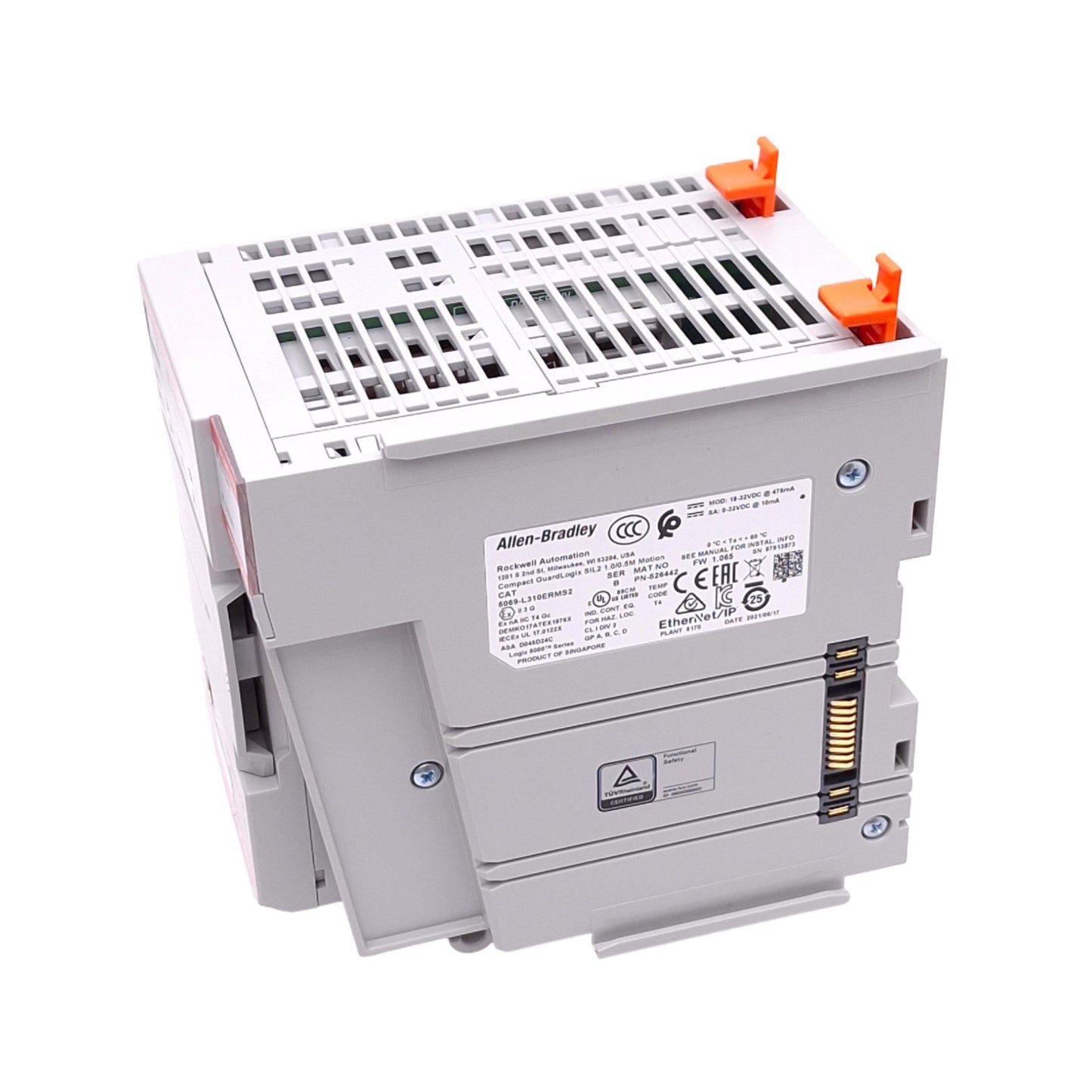 Used Allen Bradley 5069-L310ERMS2 Compact GuardLogix 5380 Safety Controller, 4-Axis