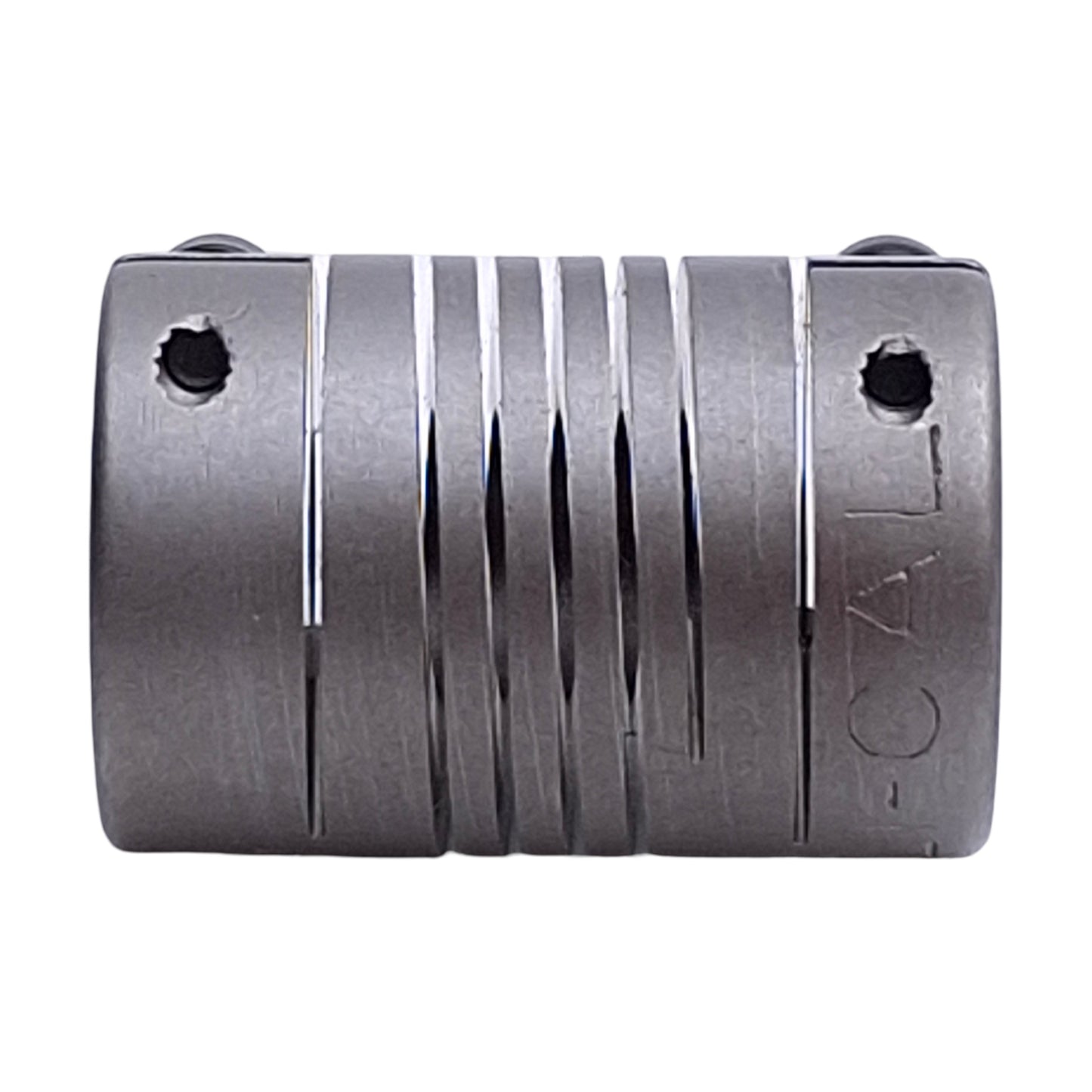 New Helical 8781-8-5mm Flexible Steel Coupling, M5 Thread to 8mm Bore, 5/8in OD