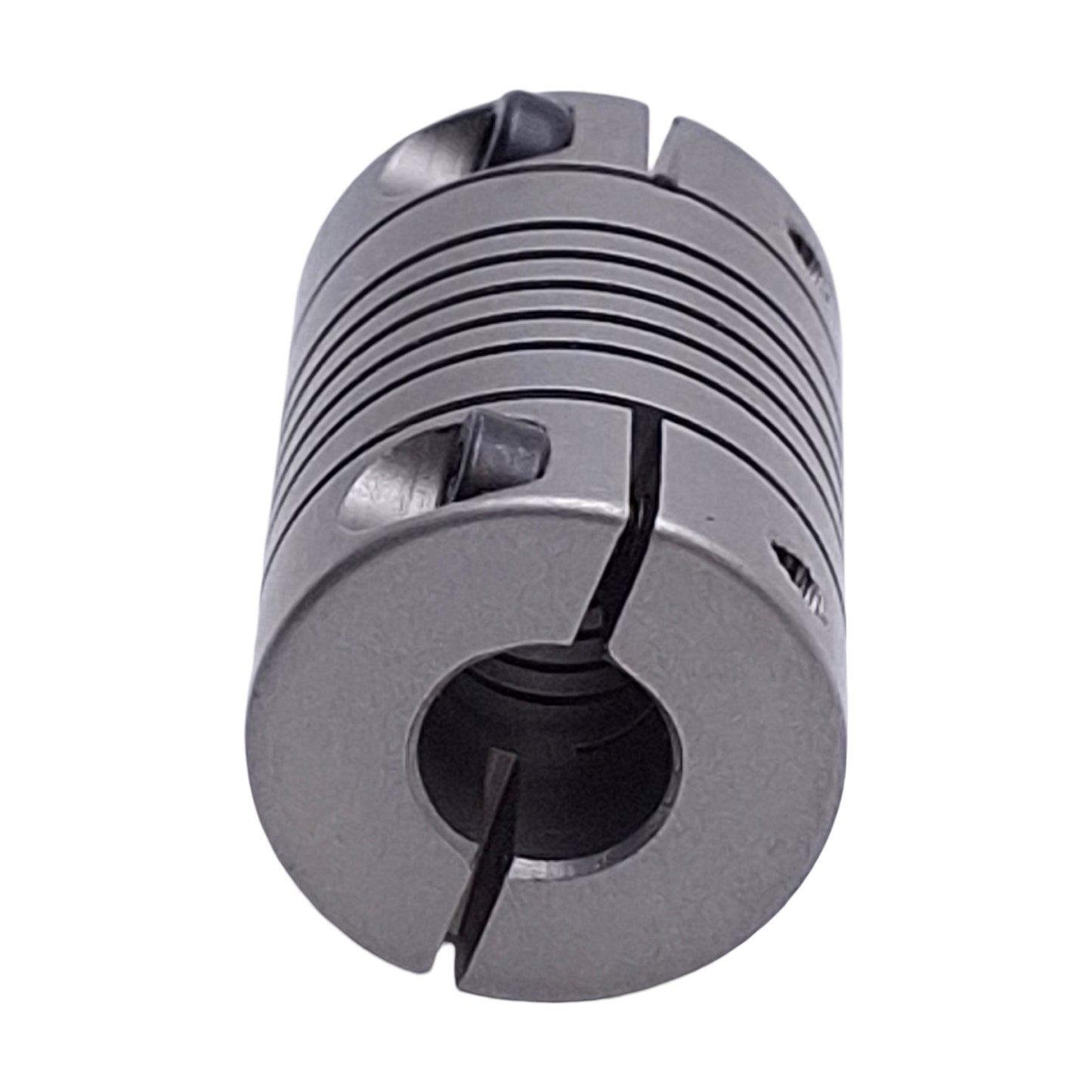 New Helical 8781-8-5mm Flexible Steel Coupling, M5 Thread to 8mm Bore, 5/8in OD