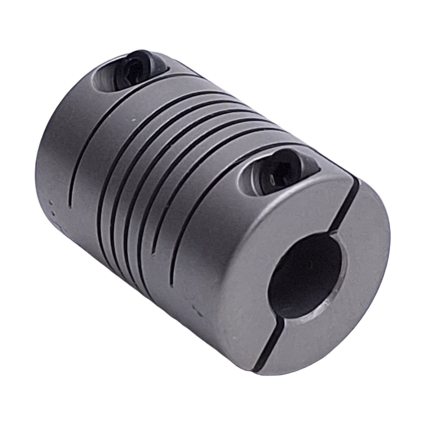New Helical 8781-8-5mm Flexible Steel Coupling, M5 Thread to 8mm Bore, 5/8in OD