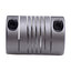 New Helical 8781-8-5mm Flexible Steel Coupling, M5 Thread to 8mm Bore, 5/8in OD
