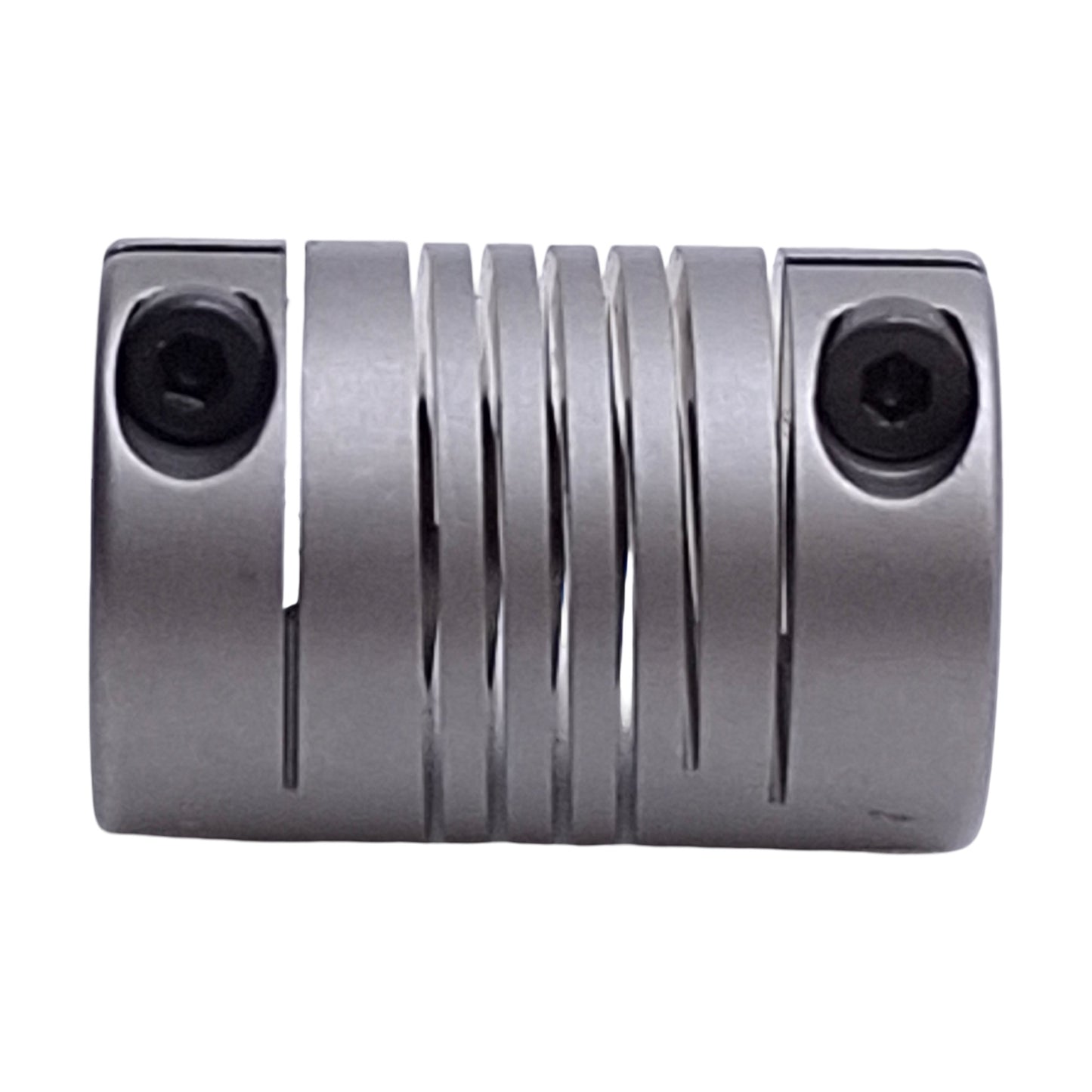 New Helical 8781-8-5mm Flexible Steel Coupling, M5 Thread to 8mm Bore, 5/8in OD
