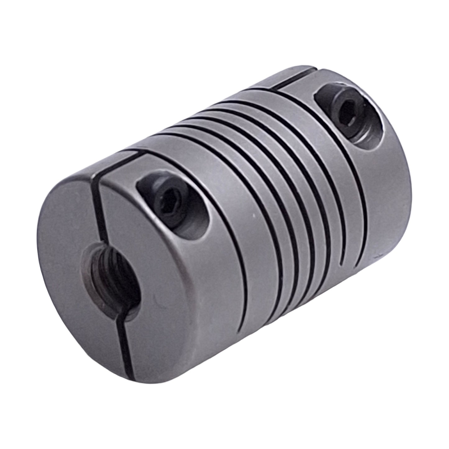 New Helical 8781-8-5mm Flexible Steel Coupling, M5 Thread to 8mm Bore, 5/8in OD