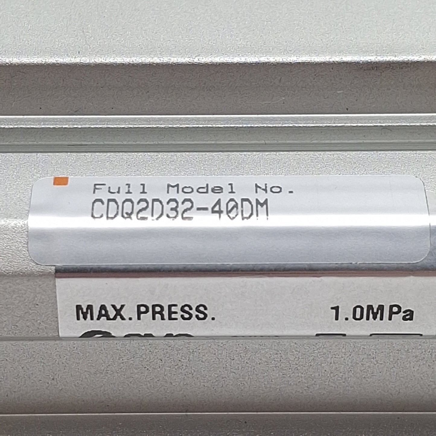 Used SMC CDQ2D32-40DM Pneumatic Cylinder, ø32mm Bore, 40mm Stroke, 1.0MPa, Rc1/8