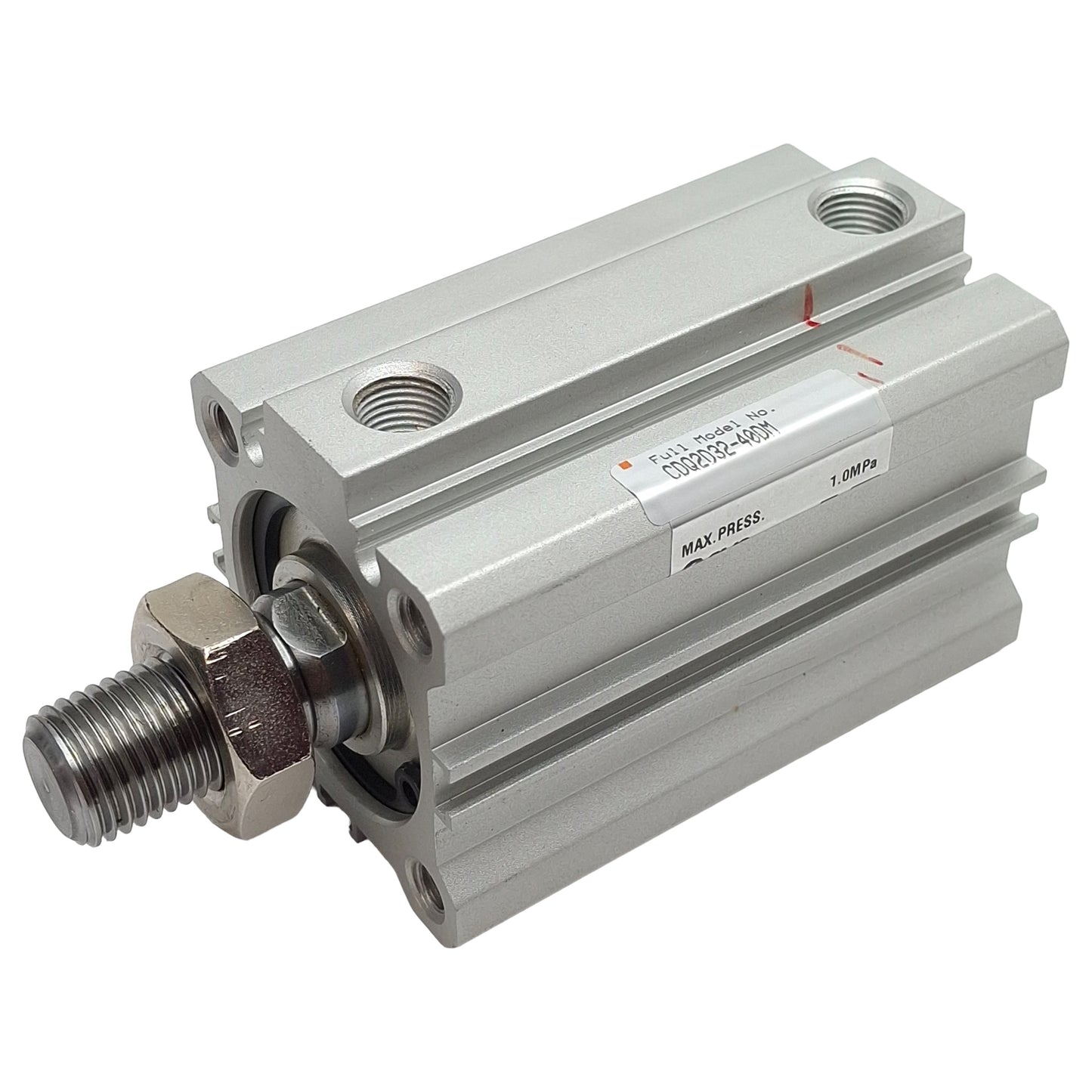 Used SMC CDQ2D32-40DM Pneumatic Cylinder, ø32mm Bore, 40mm Stroke, 1.0MPa, Rc1/8