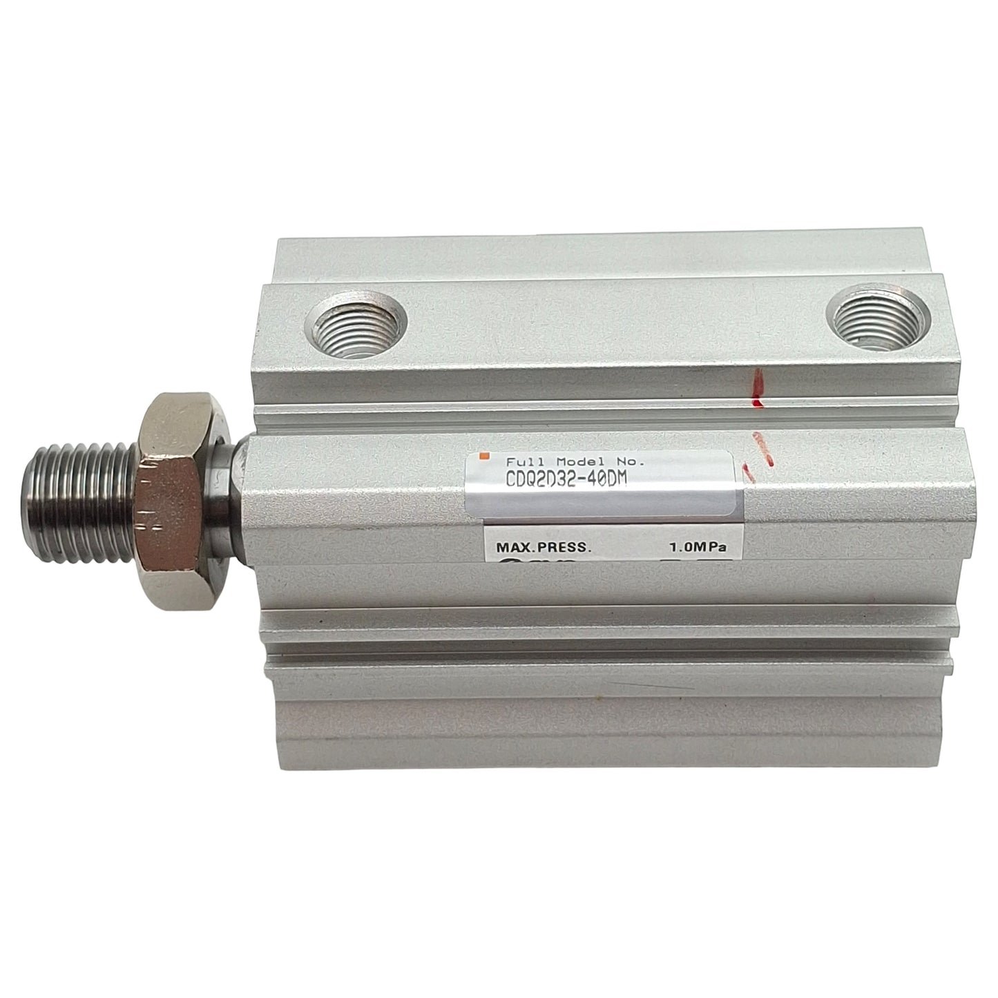 Used SMC CDQ2D32-40DM Pneumatic Cylinder, ø32mm Bore, 40mm Stroke, 1.0MPa, Rc1/8