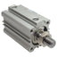 Used SMC CDQ2D32-40DM Pneumatic Cylinder, ø32mm Bore, 40mm Stroke, 1.0MPa, Rc1/8