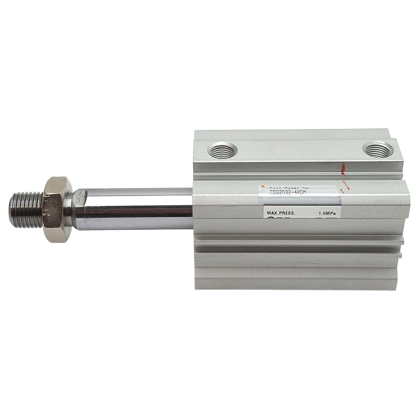 Used SMC CDQ2D32-40DM Pneumatic Cylinder, ø32mm Bore, 40mm Stroke, 1.0MPa, Rc1/8