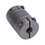 Used Helical 8781-1/4-5mm Flexible Steel Coupling M5 Thread to 1/4in Bore, 5/8in OD