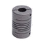 Used Helical 8781-1/4-5mm Flexible Steel Coupling M5 Thread to 1/4in Bore, 5/8in OD