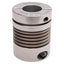Used Gerwah GWB DKN 45 RINGFEDER Metal Bellows Coupling, ø8mm & ø16mm Bores, ø33mm OD