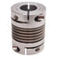 Used Gerwah GWB DKN 45 RINGFEDER Metal Bellows Coupling, ø8mm & ø16mm Bores, ø33mm OD