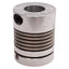 Used Gerwah GWB DKN 45 RINGFEDER Metal Bellows Coupling, ø8mm & ø16mm Bores, ø33mm OD