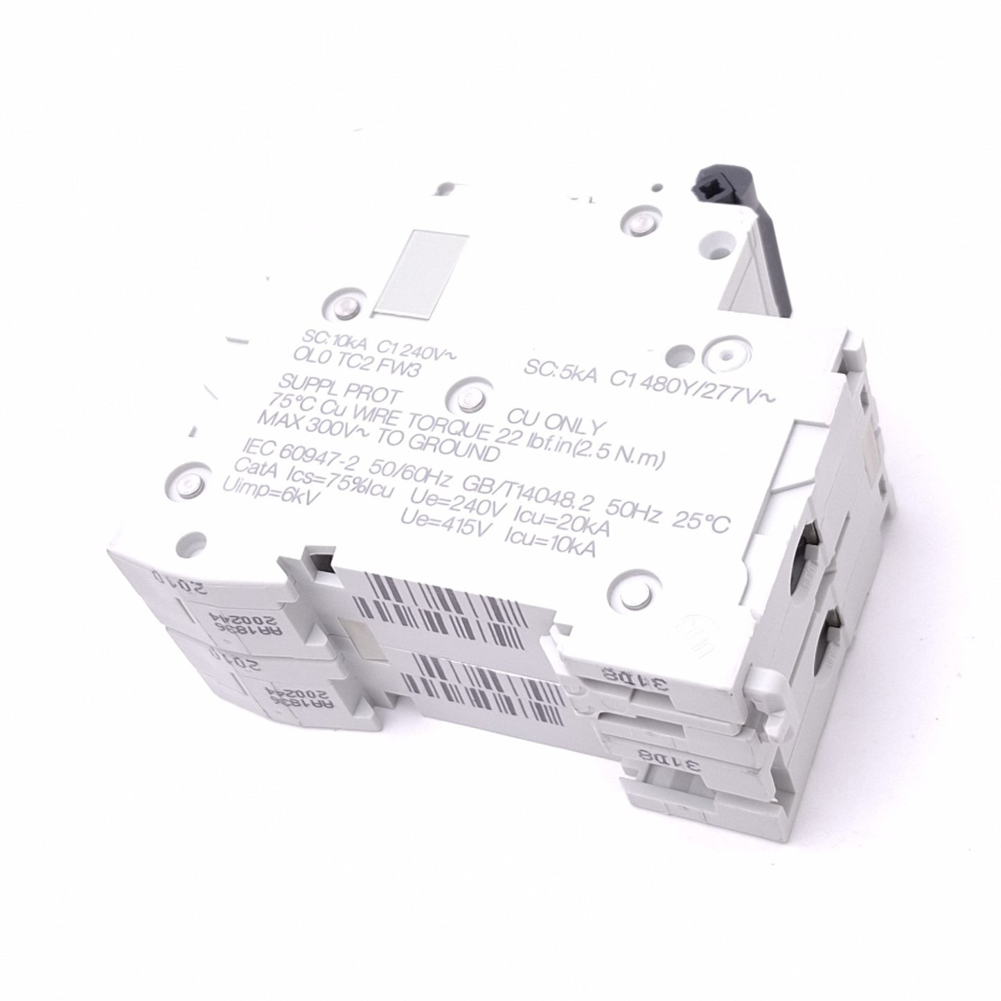 New Schneider Electric 24517 Multi 9 Circuit Breaker, 2-Pole 2A, 480Y/277VAC Max