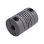 Used Helical 7701-8-5mm Flexible Aluminum Coupling M5 Thread To ø8mm Bore, 5/8in OD