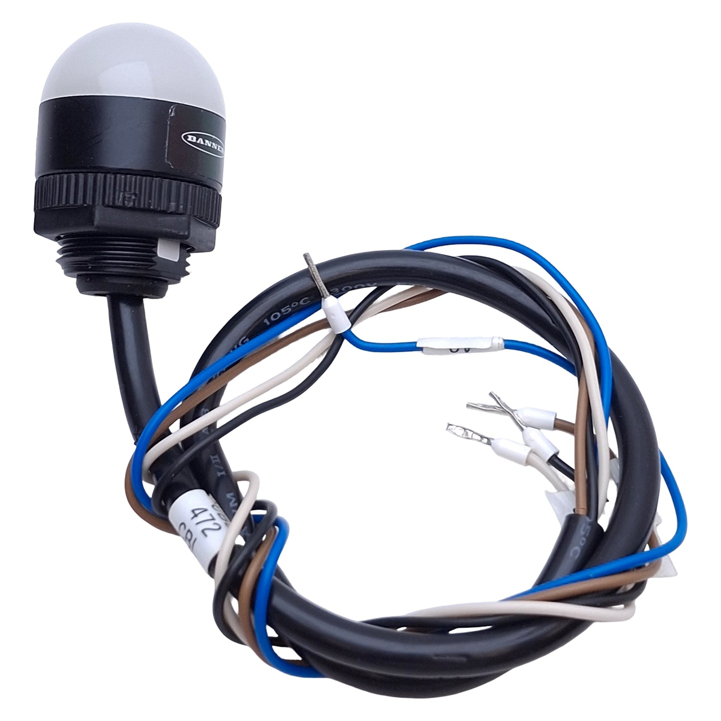 Used Banner K30LGRYP EZ-LIGHT 3-Color General Purpose Indicator, PNP, 10-30VDC, 2ft
