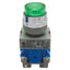 New Idec ALW29911D-G-24V Illuminated Pushbutton, Green, 1NO/1NC, 24VAC/DC, ø22mm
