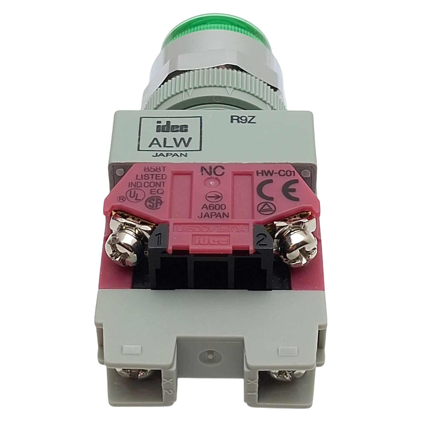 New Idec ALW29911D-G-24V Illuminated Pushbutton, Green, 1NO/1NC, 24VAC/DC, ø22mm