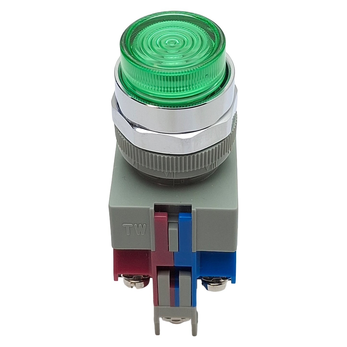 New Idec ALW29911D-G-24V Illuminated Pushbutton, Green, 1NO/1NC, 24VAC/DC, ø22mm