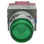 New Idec ALW29911D-G-24V Illuminated Pushbutton, Green, 1NO/1NC, 24VAC/DC, ø22mm