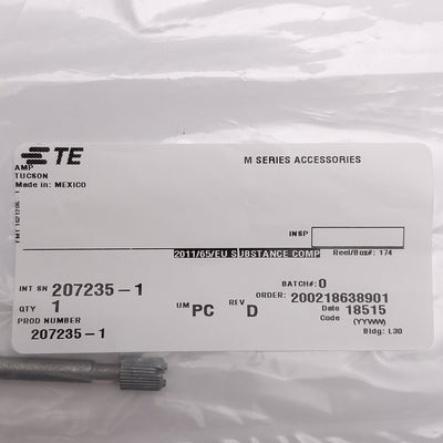 New Lot of 3 TE 207235-1 M-Series Jackscrew 75 & 104 Place Shields, Female Screwlock