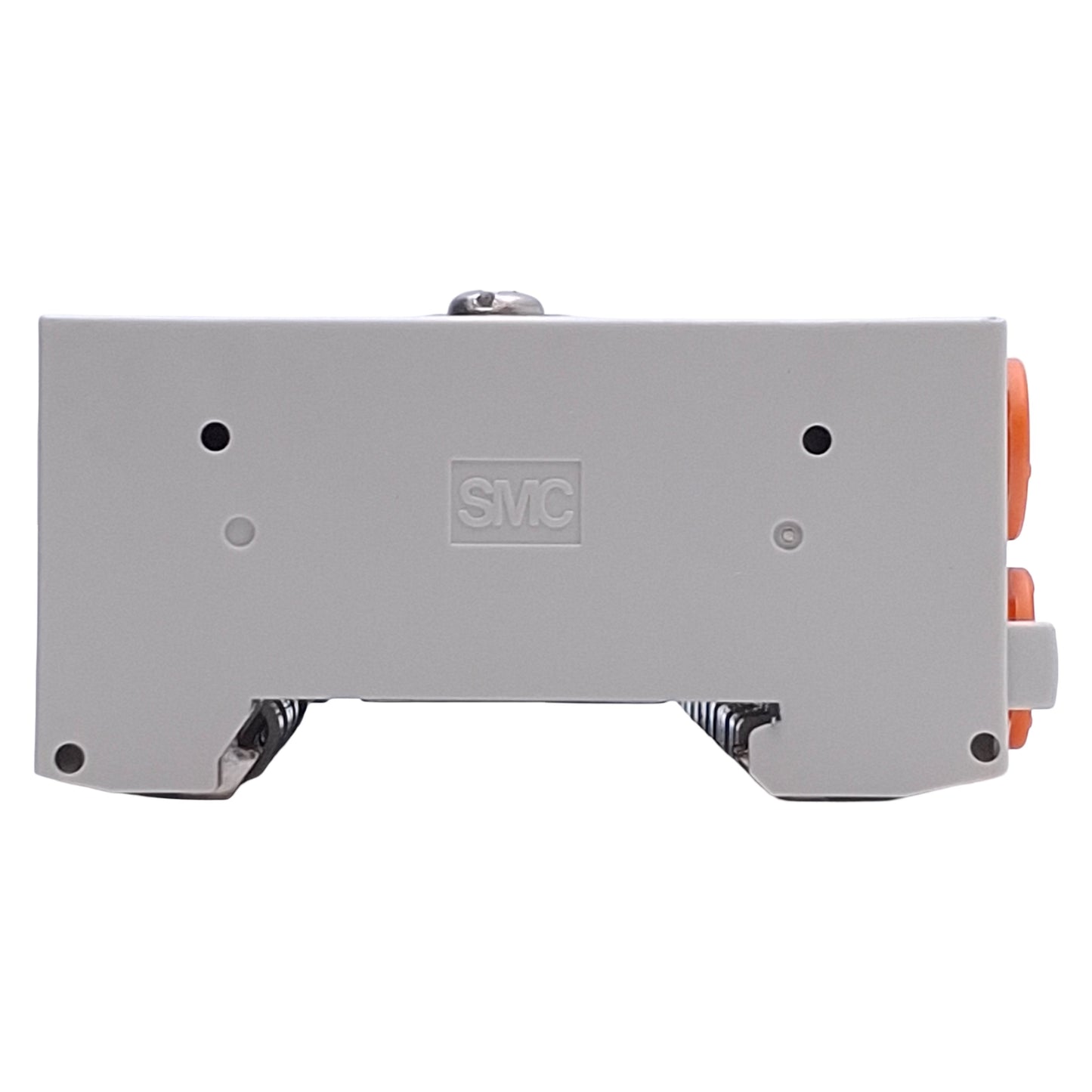 Used SMC SS5Y3-45-05U-C4 Manifold Base 5-Station, ø4mm One-Touch Ports, DIN Rail