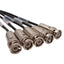 Used Keithley 7153-TRX Low Noise Matrix to Triax Cable, (5x) 3-Slot Male Triax, 1.1m