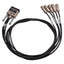 Used Keithley 7153-TRX Low Noise Matrix to Triax Cable, (5x) 3-Slot Male Triax, 1.1m
