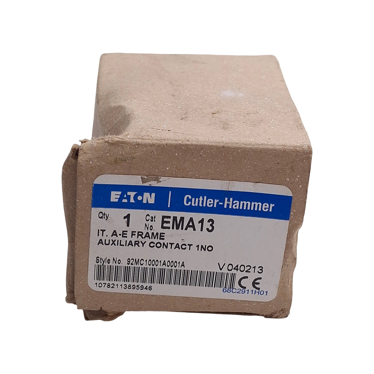 New Eaton Cutler Hammer EMA13 Auxiliary Contact Block 600V 10A 6kV NO Normally Open