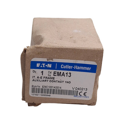 New Eaton Cutler Hammer EMA13 Auxiliary Contact Block 600V 10A 6kV NO Normally Open