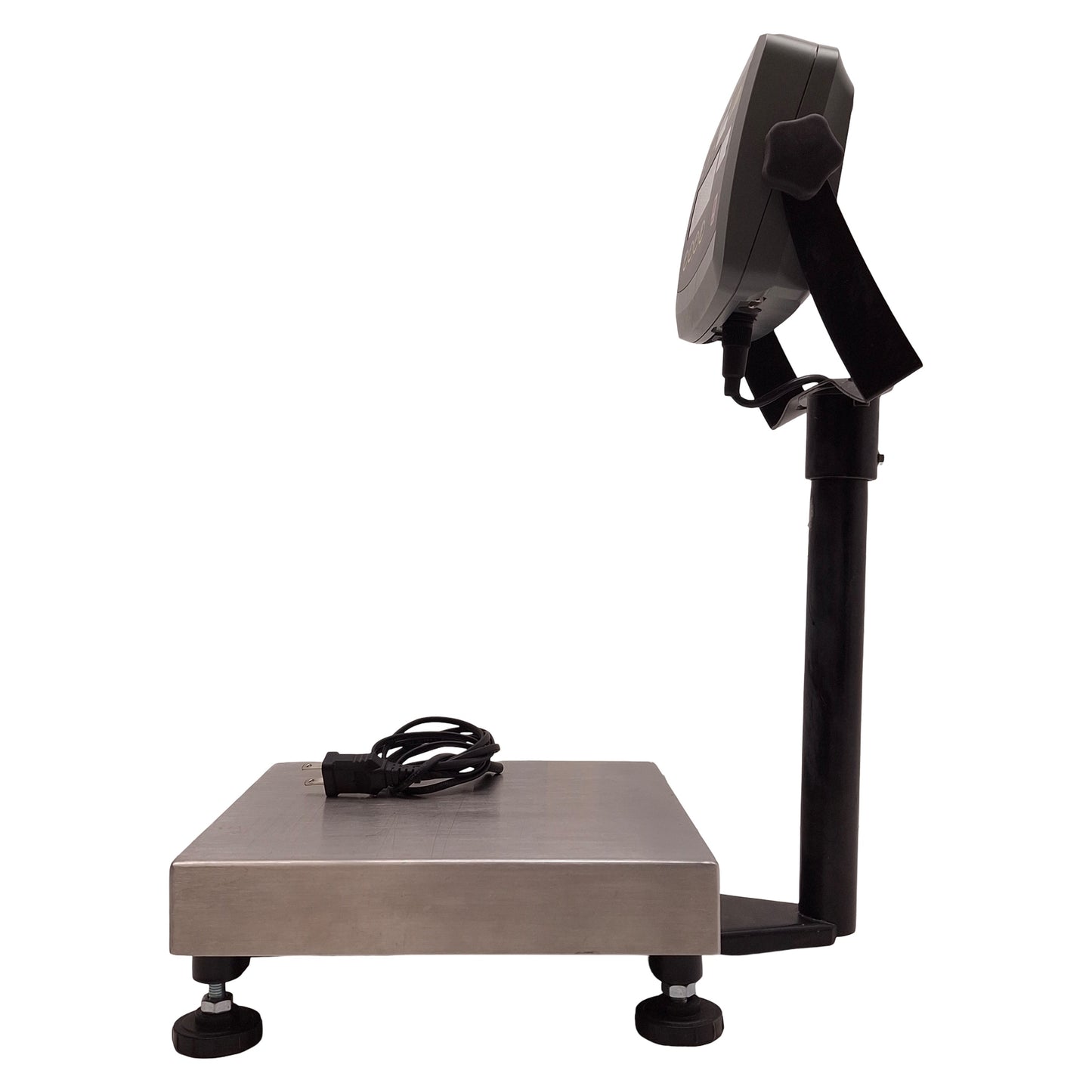 Used Ohaus D10QR Defender Bench Scale w/ T51P LCD Display 12x12in Base, 100-240VAC