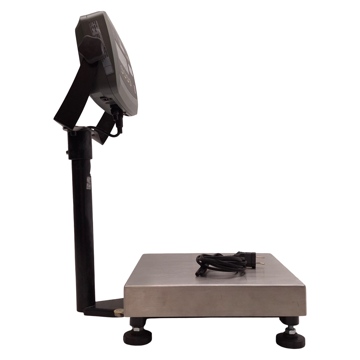 Used Ohaus D10QR Defender Bench Scale w/ T51P LCD Display 12x12in Base, 100-240VAC
