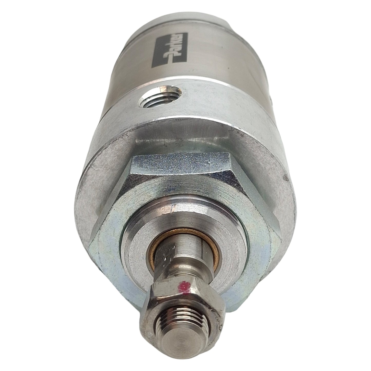 Used Parker 02.50DSRMY0.500 Pneumatic Cylinder, ø2-1/2" Bore, 0.5" Stroke, 1/4" NPT