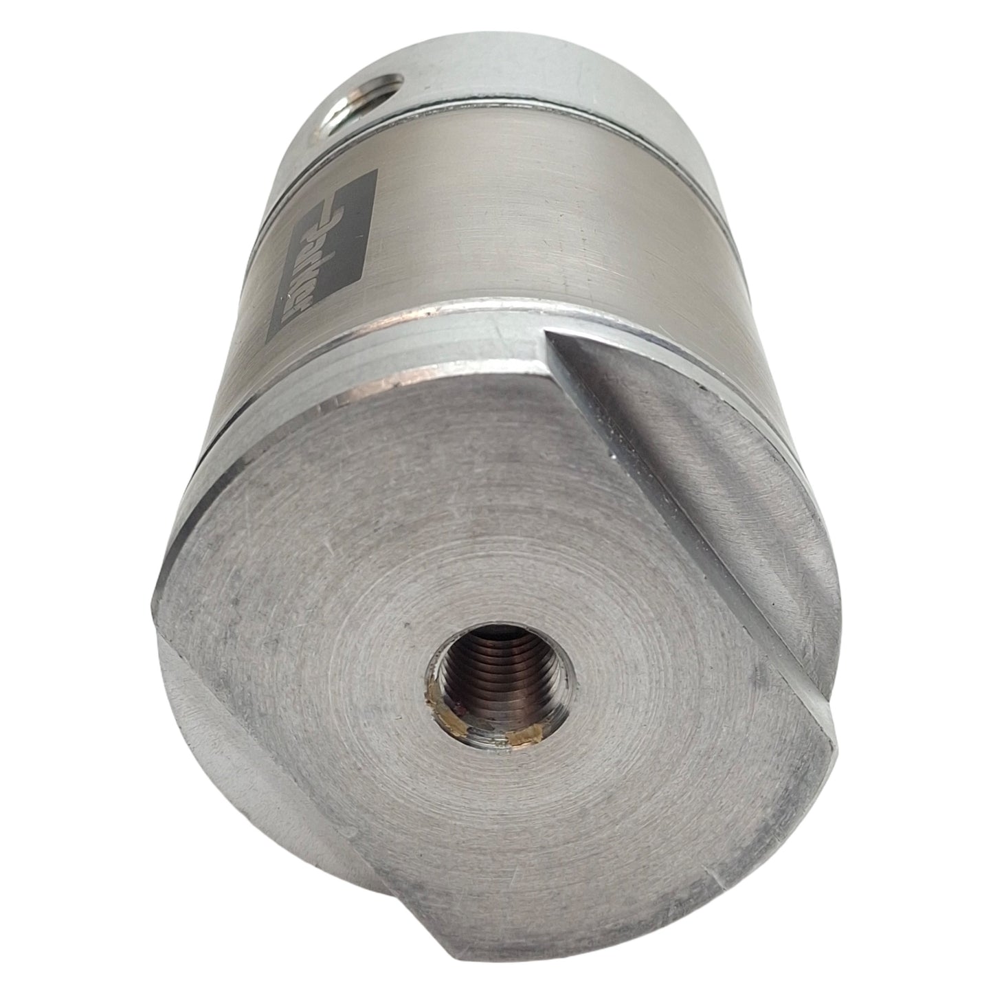 Used Parker 02.50DSRMY0.500 Pneumatic Cylinder, ø2-1/2" Bore, 0.5" Stroke, 1/4" NPT